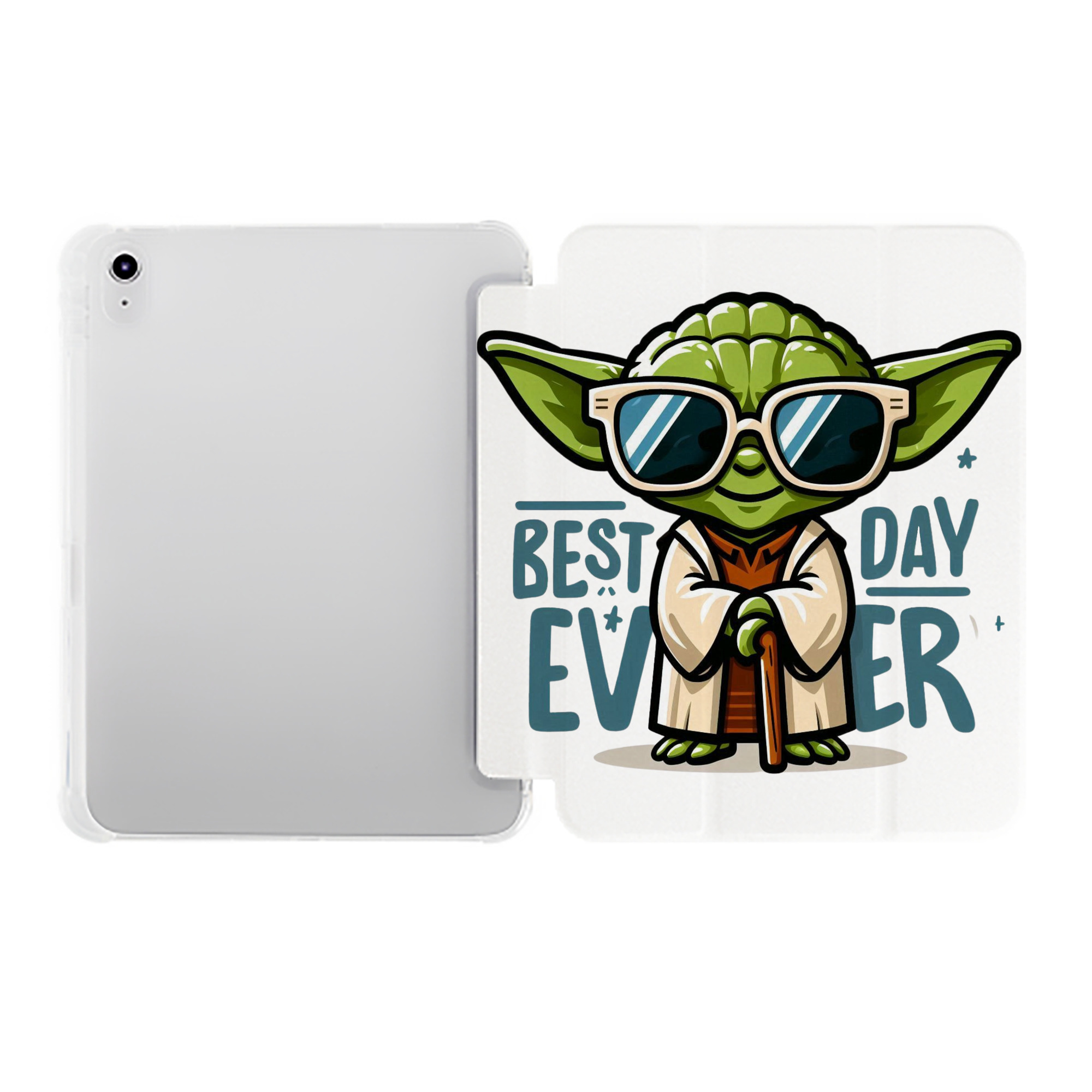 （画像用） スター・ウォーズ Star Wars IPad ケース ペン収納付き 三つ折りスタンド PUレザー×シリコン 対応機種9.5/10.5/10.9インチ